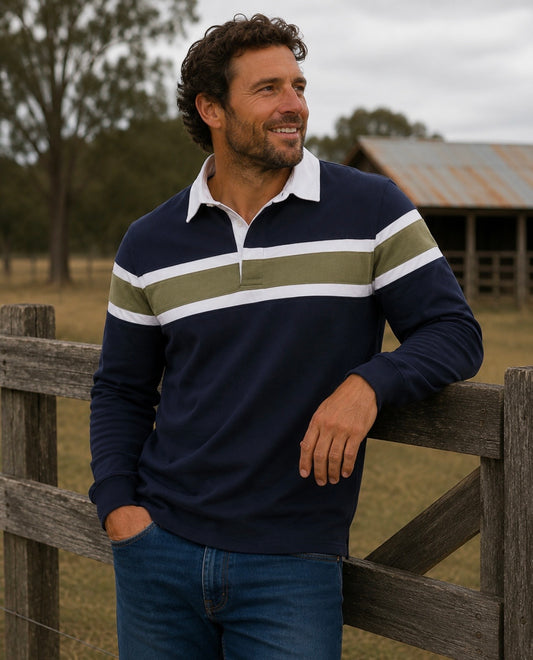 Navy Sage Rugby