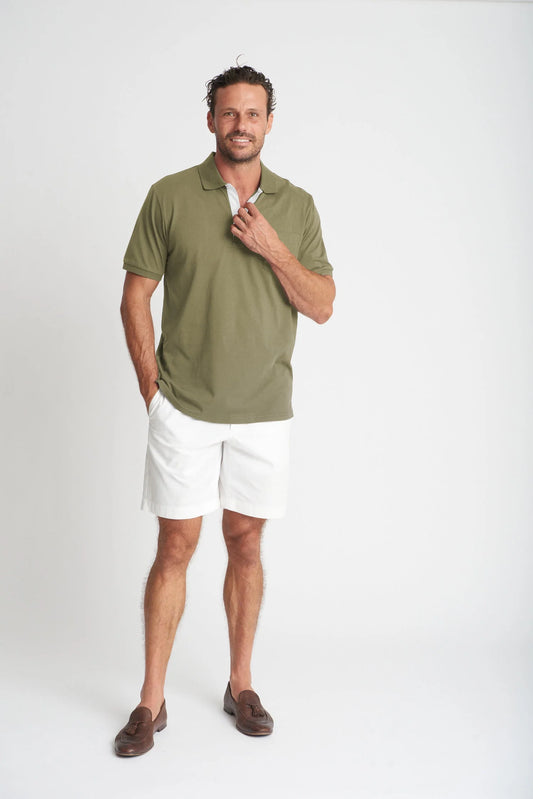 Sage Cotton Polo