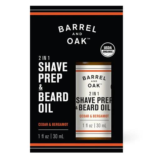 Shave Prep and Beard Oil