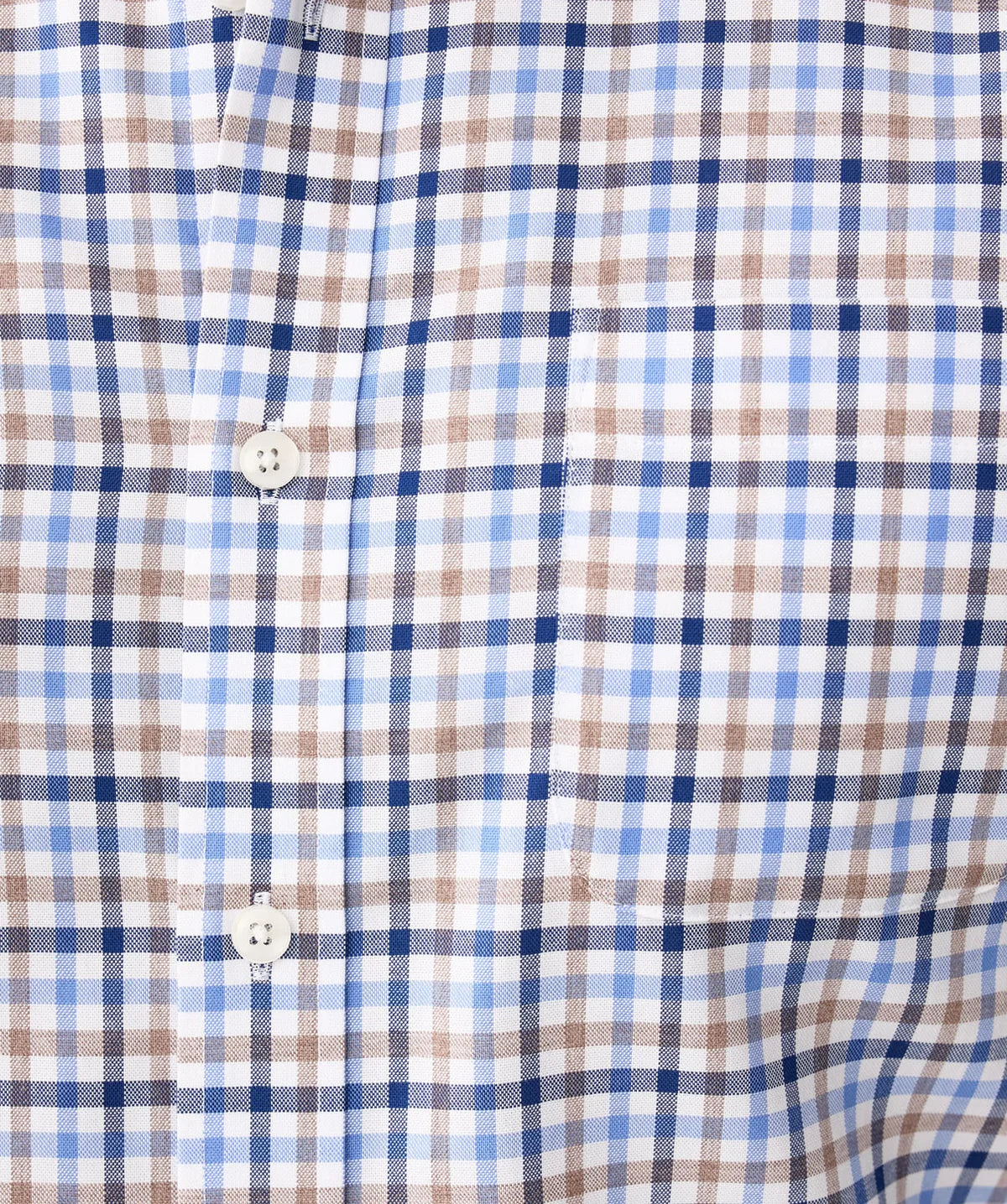 Easy Care Oxford Multi Check Long Sleeve Shirt