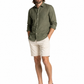 Khaki Long Sleeve Linen Shirt