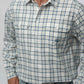 Beige Navy Double Pocket Shirt