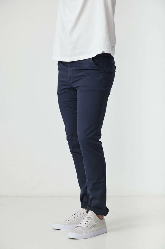 Navy Slim Chinos