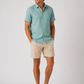 Teal Short Sleeve Linen Shirt