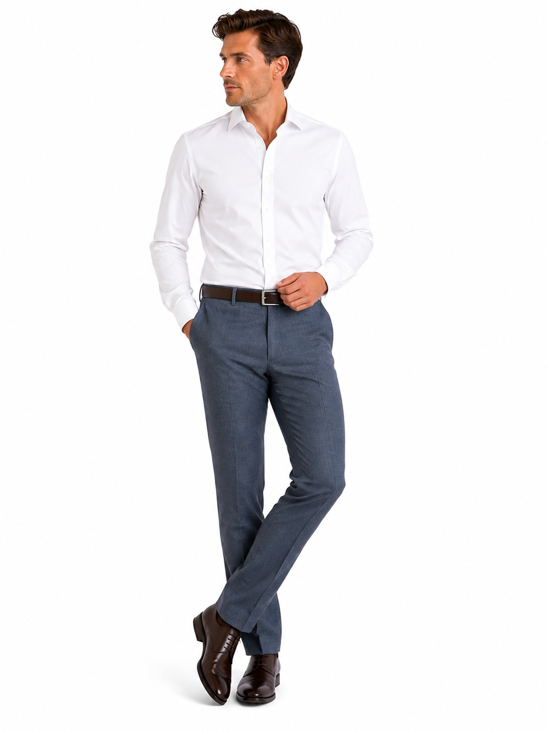 Massimo Andre' Linen Blend Trousers