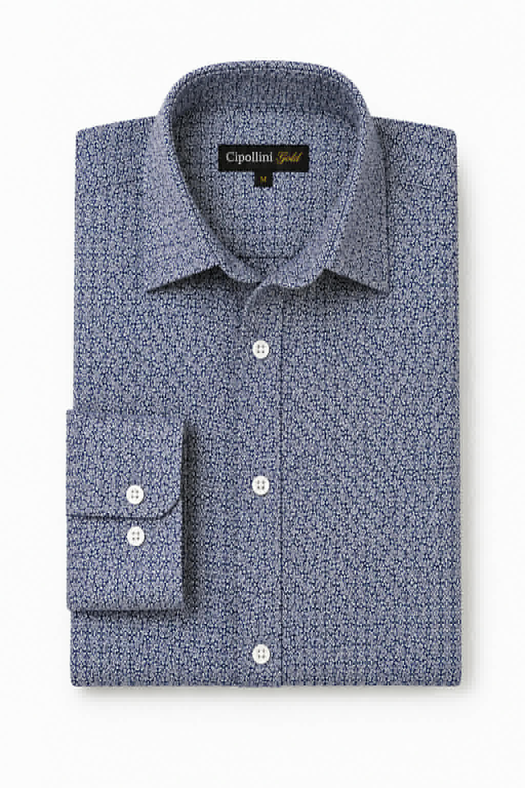 Denim Geo Microfiber Shirt