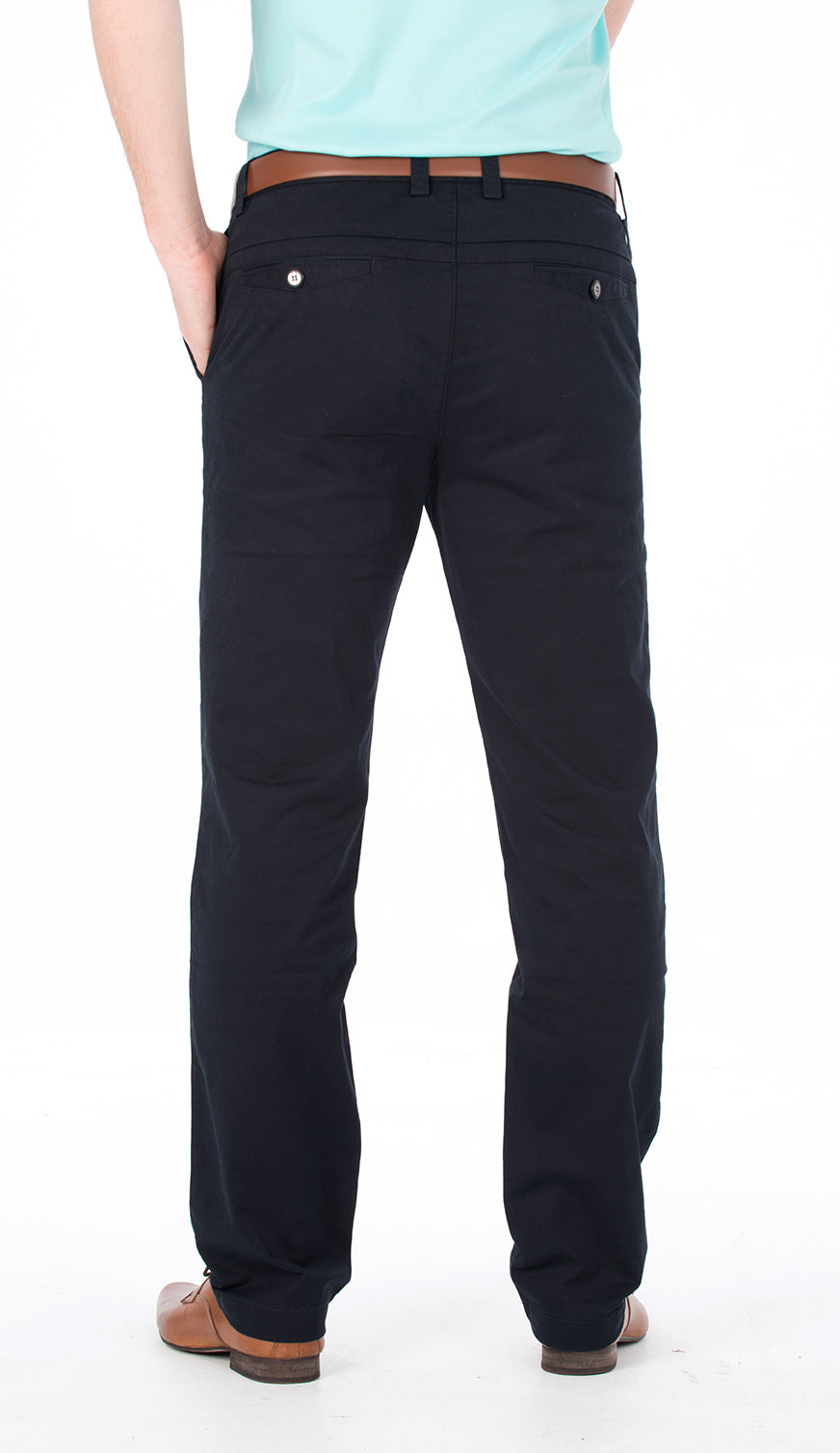 Navy Comfort Waist Trousers