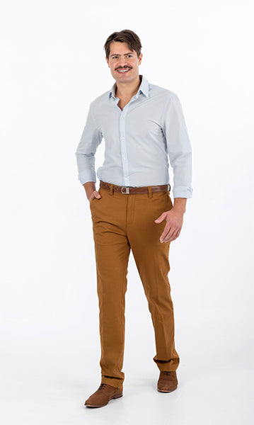 Tobacco Slim Fit Chinos