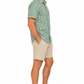 Green Gingham Short Sleeve Cotton Shirt