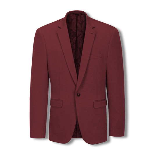 Isaac Burgundy Sports Jacket