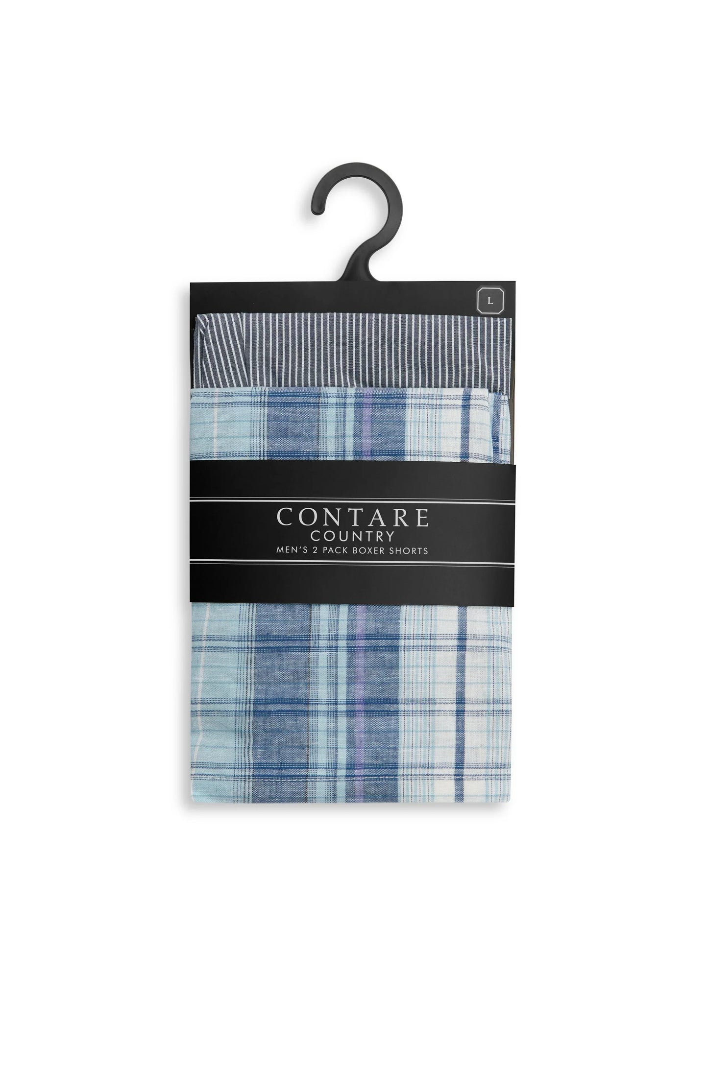 Denim Tones Cotton 2 Pack Boxer Shorts