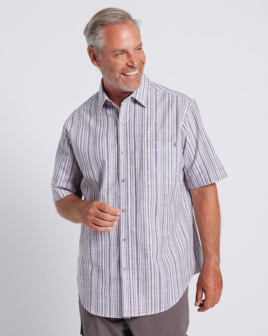 Olaf Linen Short Sleeve Shirt