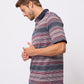 Garnet Stripe Polo
