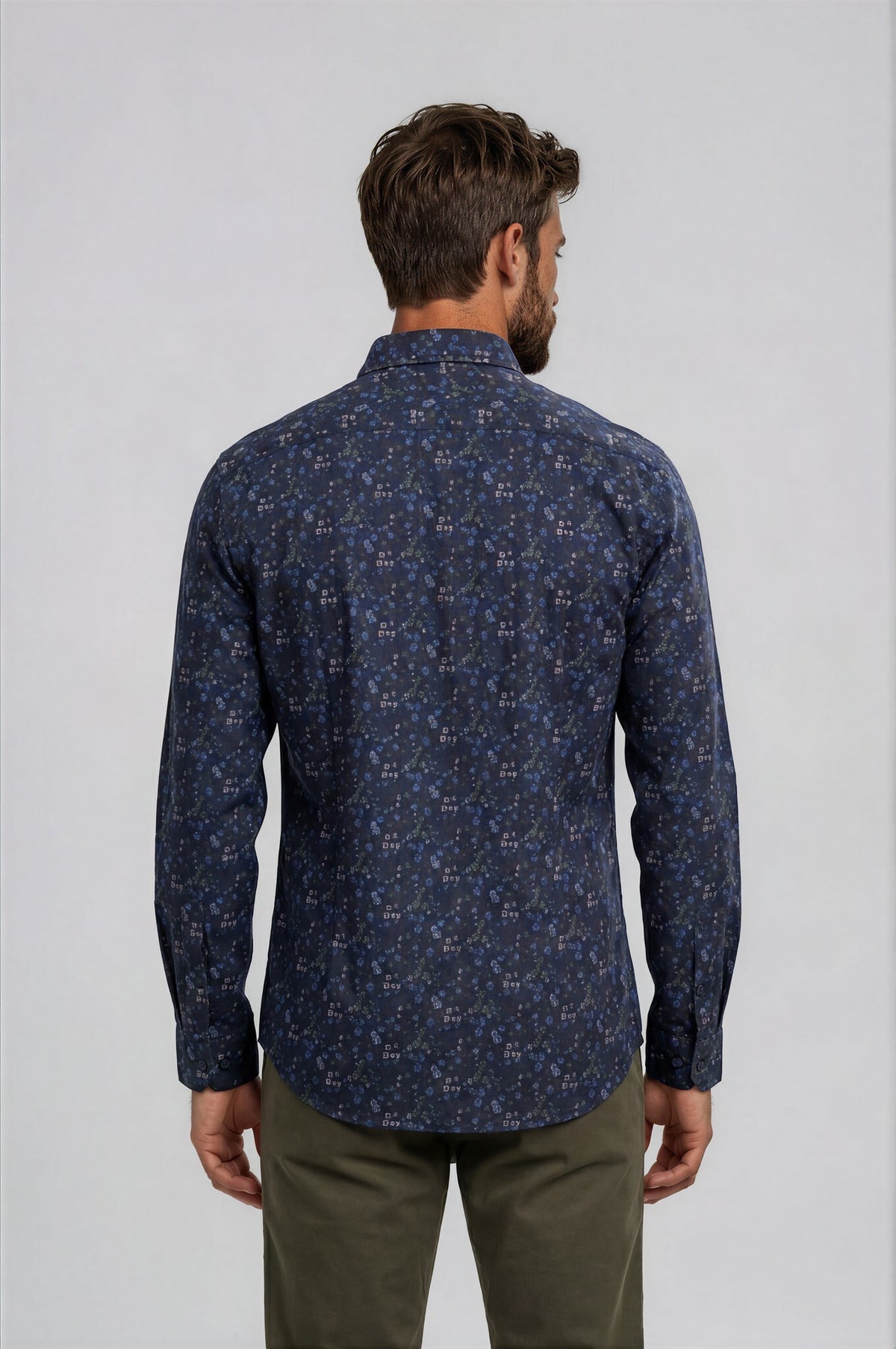 Deer Long Sleeve Stretch Shirt