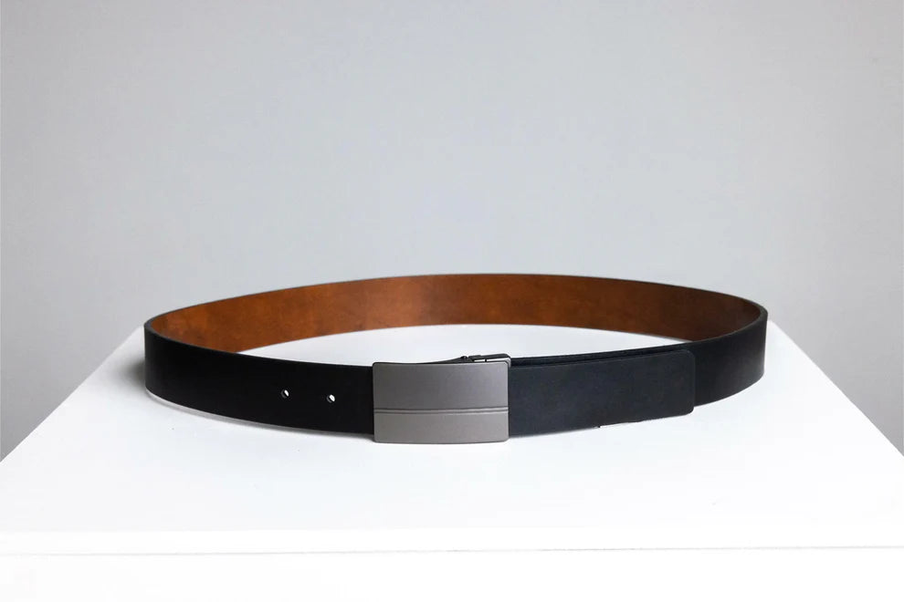 Black & Tan Reversible Belt
