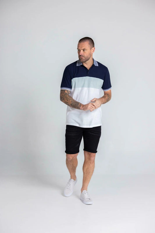 Teal & Navy Polo