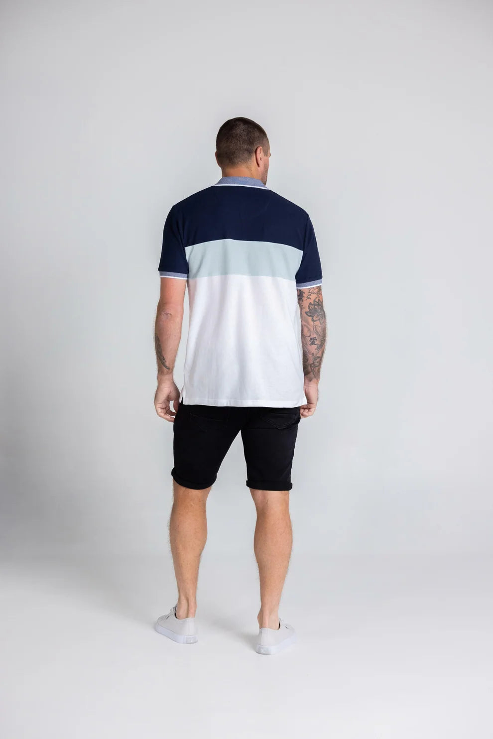 Teal & Navy Polo