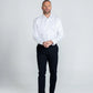 Long Sleeve White Cotton Shirt