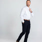 Long Sleeve White Cotton Shirt