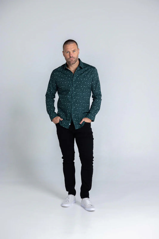 Cop Long Sleeve Stretch Shirt