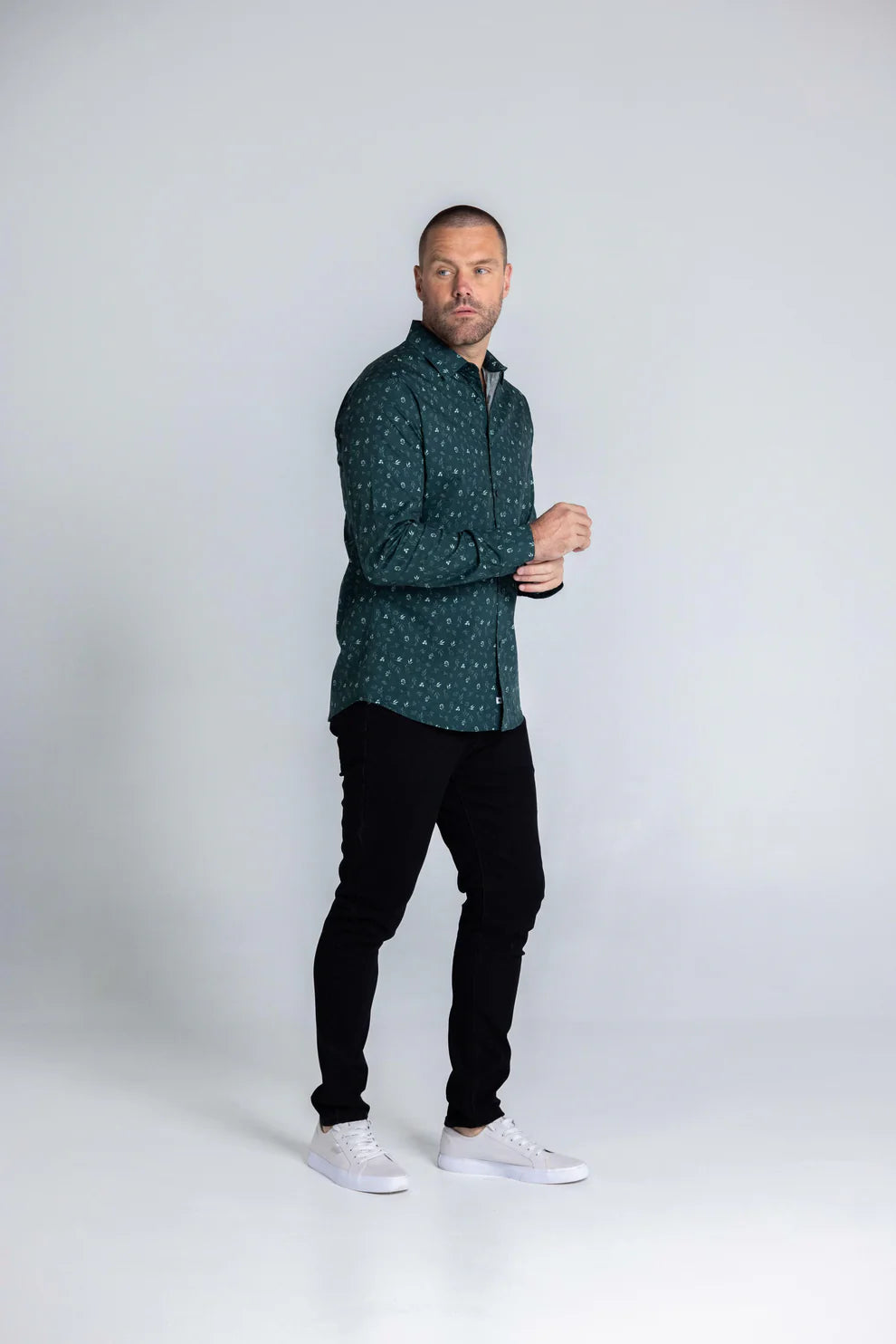 Cop Long Sleeve Stretch Shirt