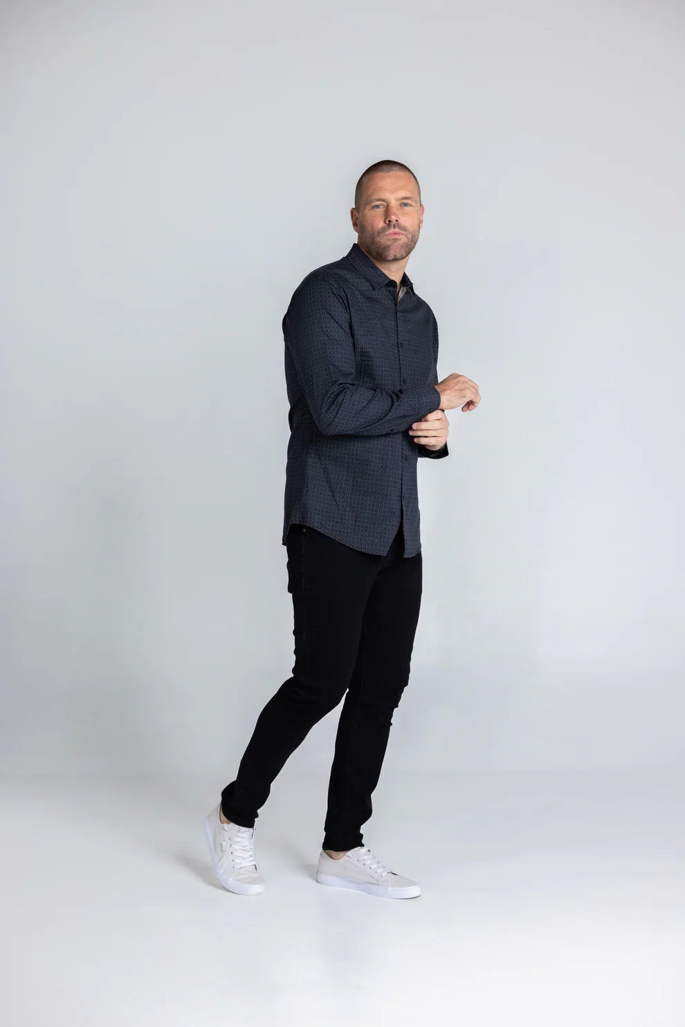 Fennis Long Sleeve Stretch Shirt