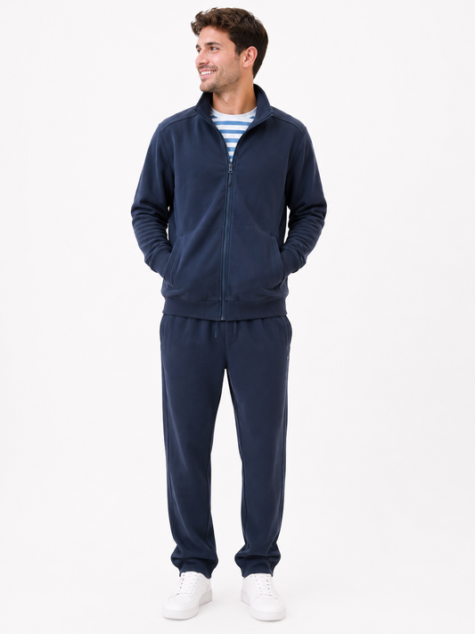 Navy Fleecy Track Pants