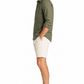 Khaki Long Sleeve Linen Shirt
