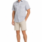 Short Sleeve Double Pocket Sand & Navy Shirt