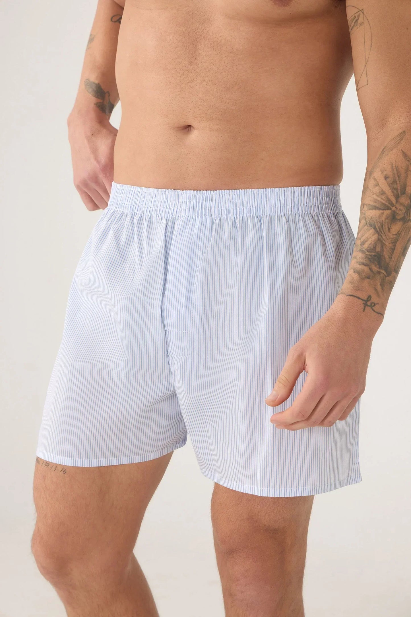 Peach & Blue Cotton 2Pack Boxer Shorts