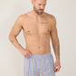 Peach & Blue Cotton 2Pack Boxer Shorts