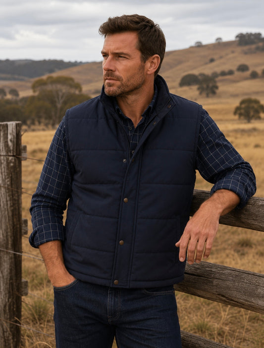 Ink Navy Padded Vest