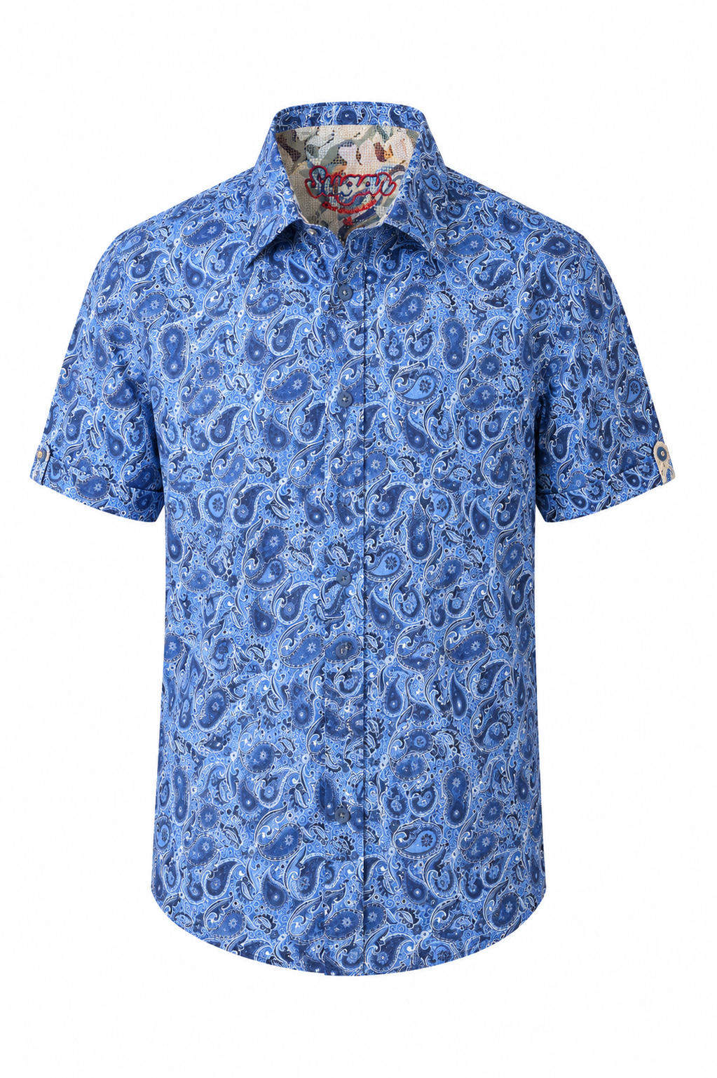 Rhapsody Cobalt Short Sleeve Shirt