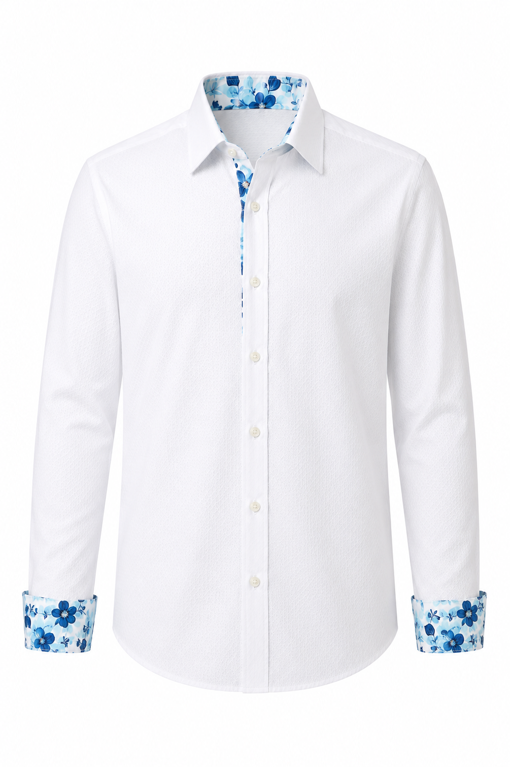 Scallop White Shirt