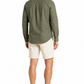 Khaki Long Sleeve Linen Shirt