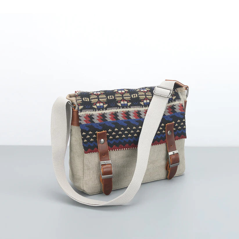 Sand Aztec Satchel