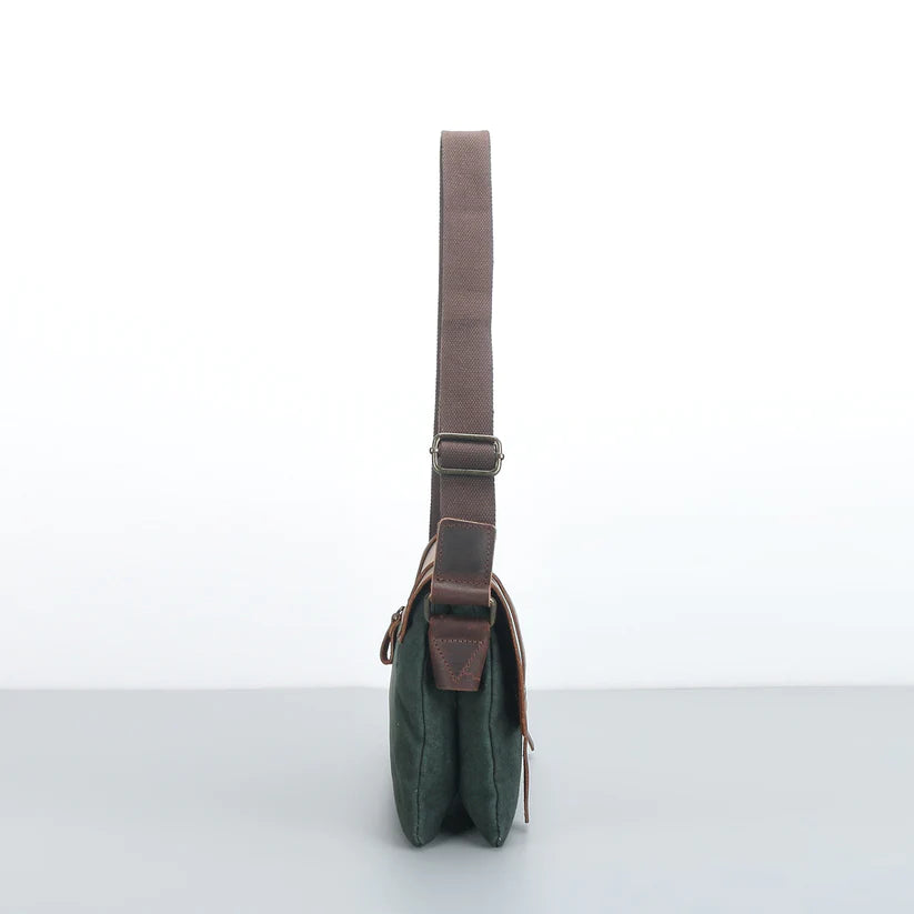 Khaki Messenger Bag