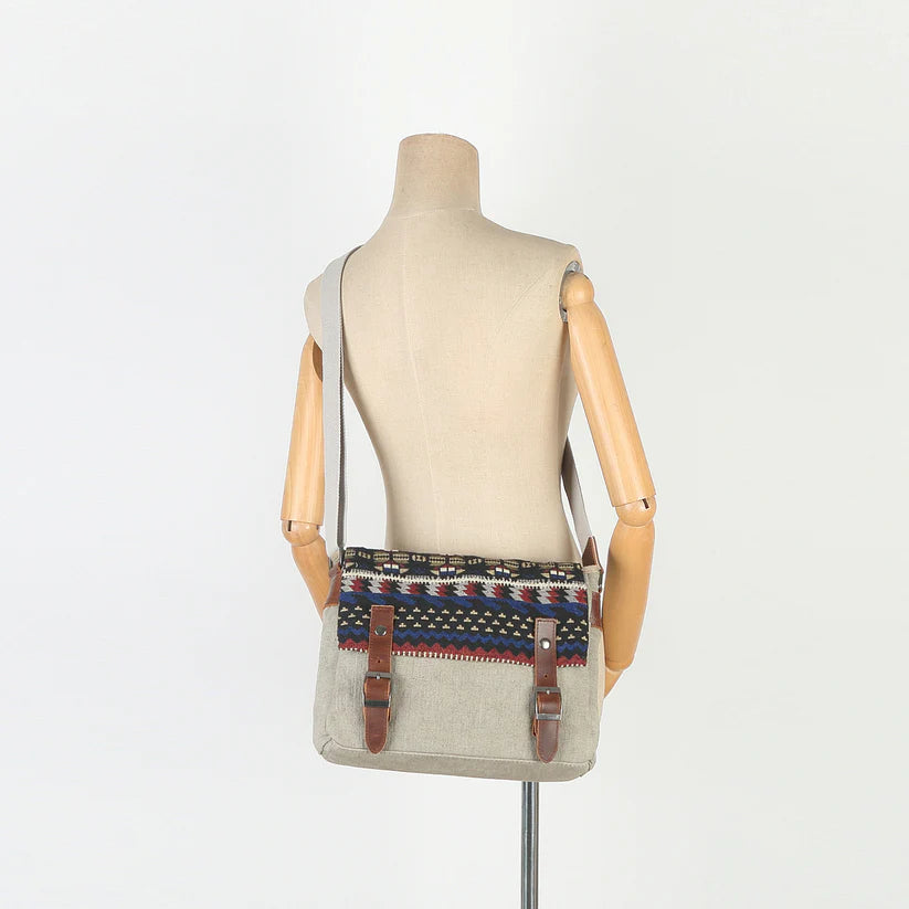 Sand Aztec Satchel