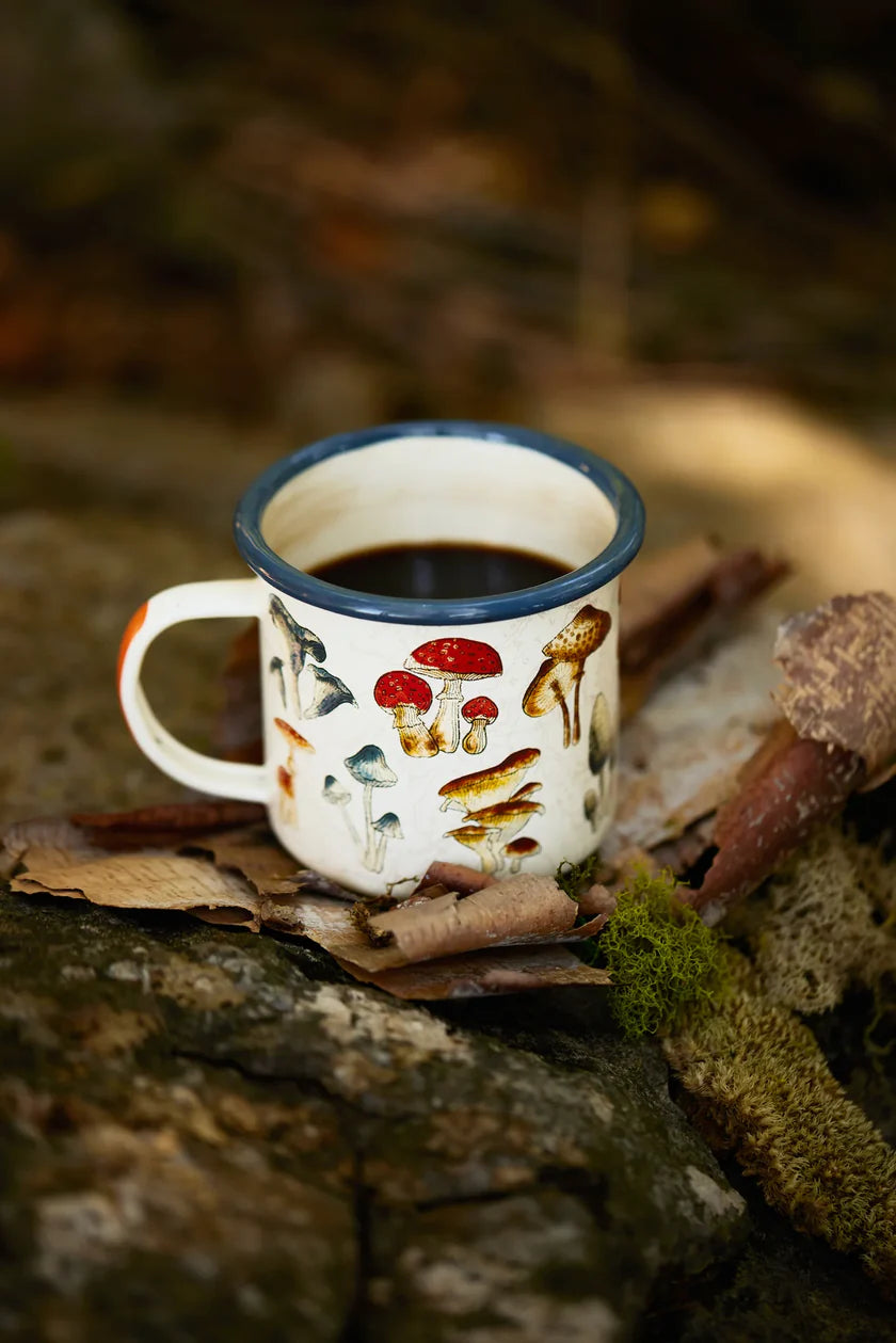 Mushroom Enamel Mug