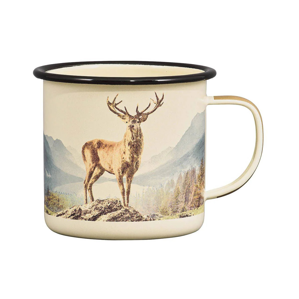 Deer Adventure Enamel Mug