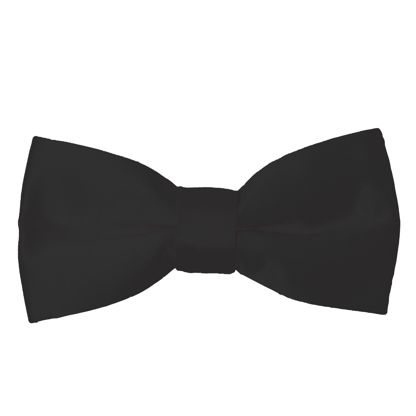 Black Satin Bow Tie