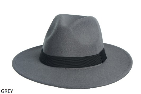 Grey Fedora Hat