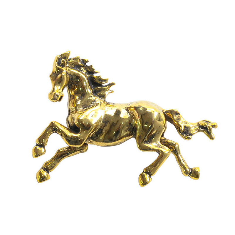 Gold Horse Lapel Pin