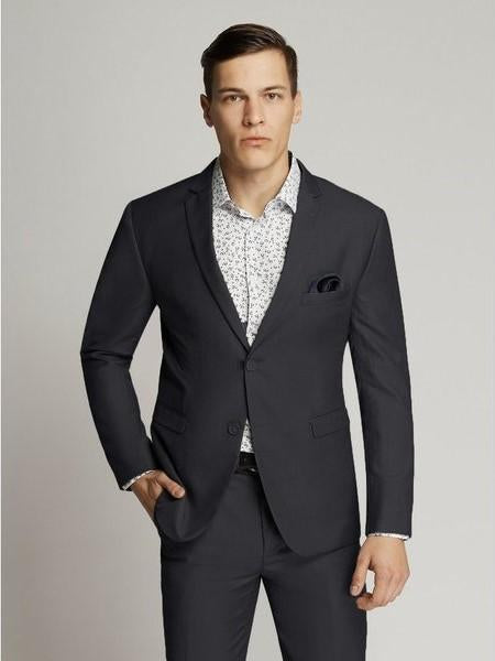 Charcoal Fine Twill Suit