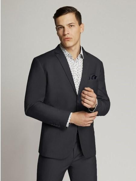 Charcoal Fine Twill Suit