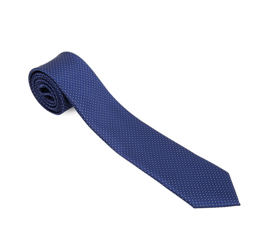 Cobalt Spot Tie