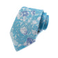 Aqua Floral Tie