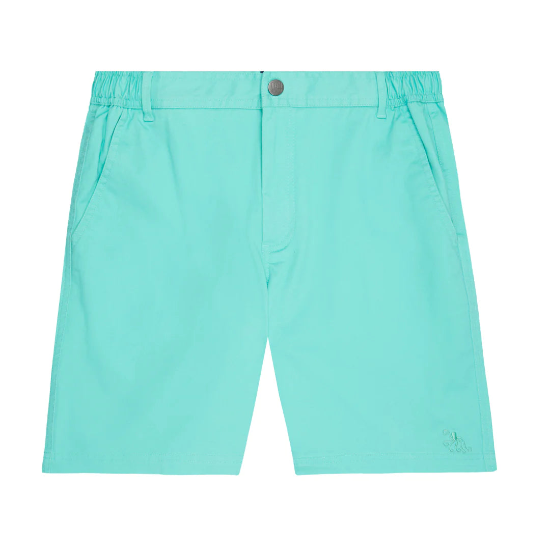 Turquoise Sea Cotton Shorts