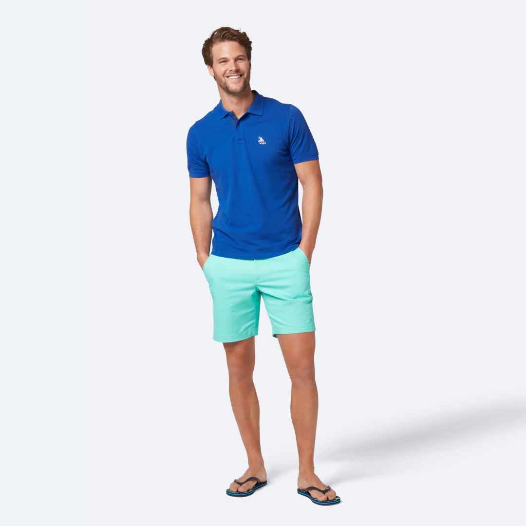 Turquoise Sea Cotton Shorts