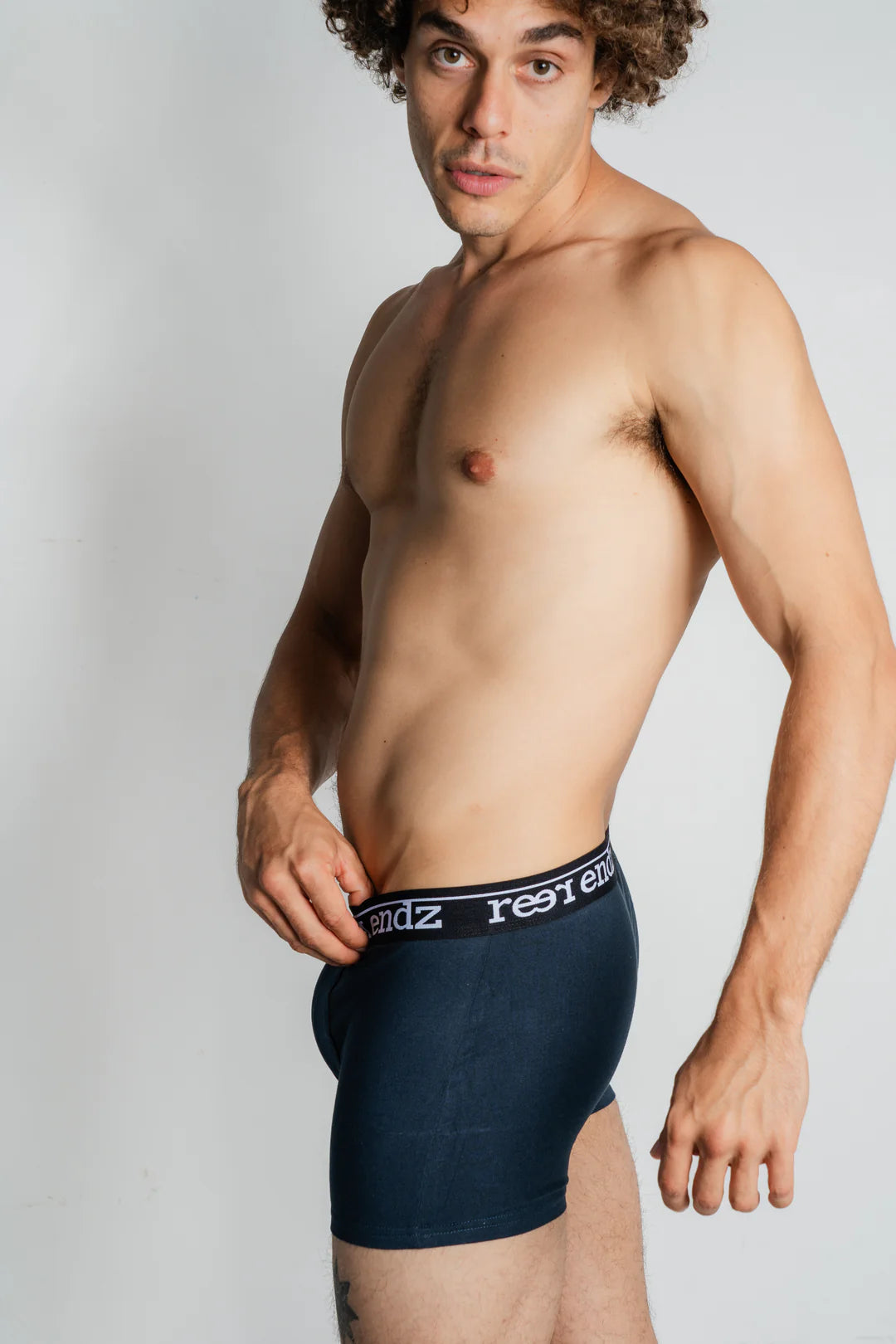 Plain Navy Trunks